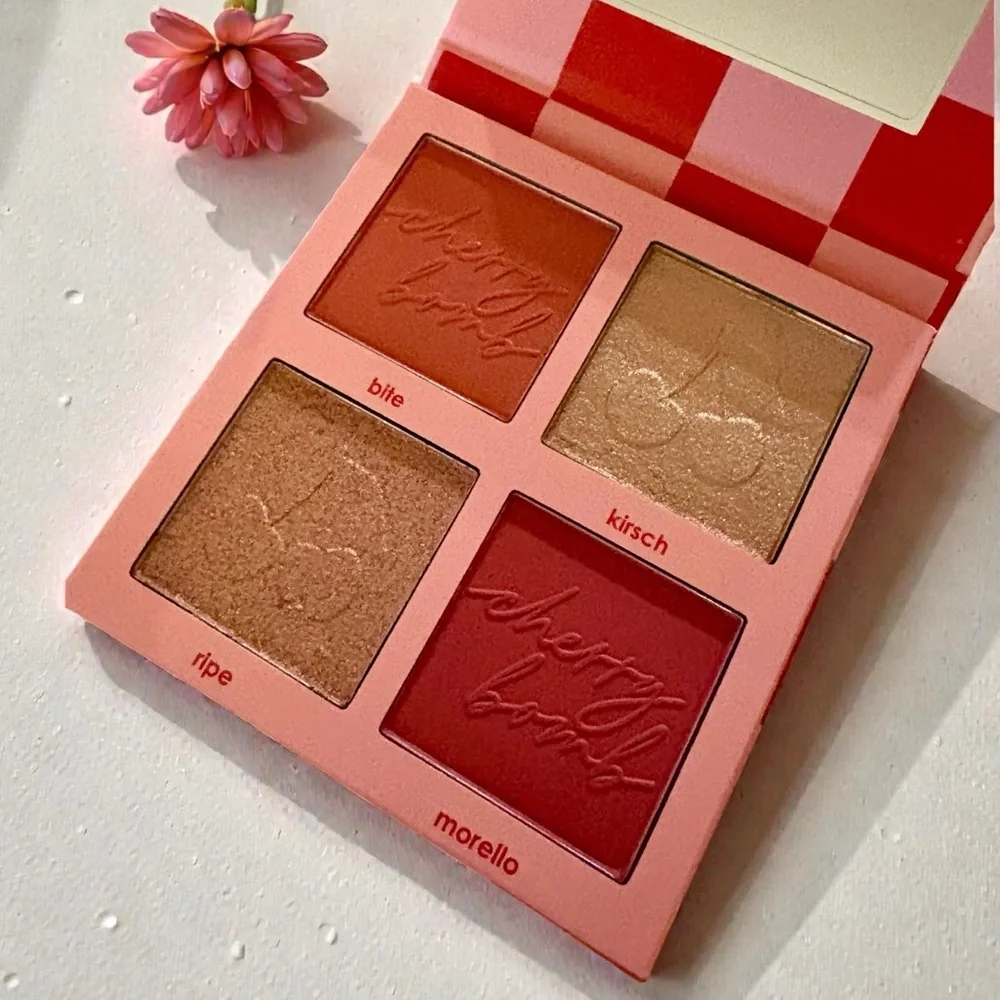 💎 Ciate London Cherry Bomb Blush & Highlighter Palette New In Box Full-Size